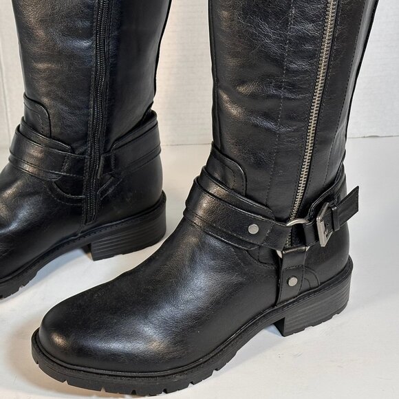 Women's New black size 8.5 Tall Boots - Picture 2 of 16